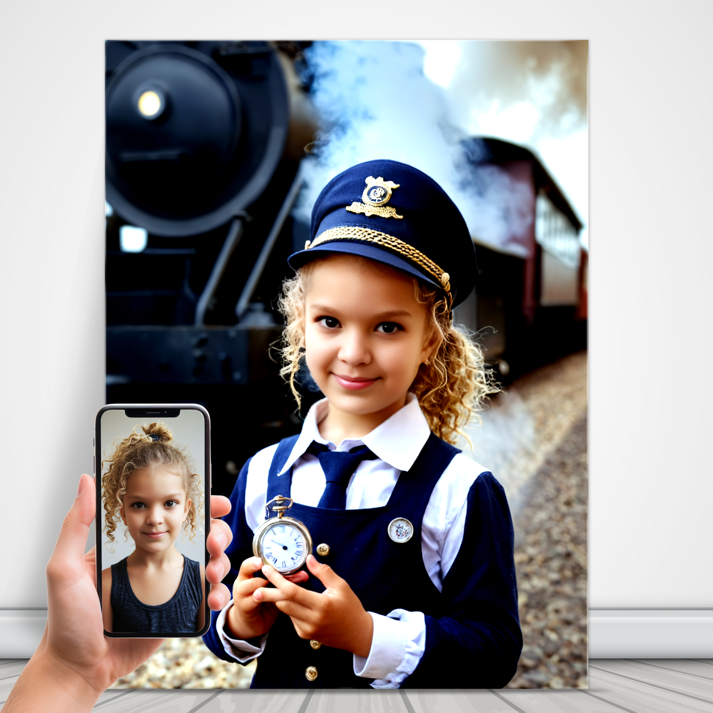 Train Conductor Girl