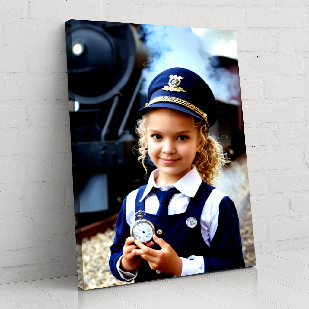Train Conductor Girl